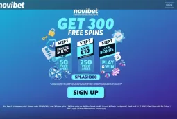 Get 300 Free Spins from Novibet